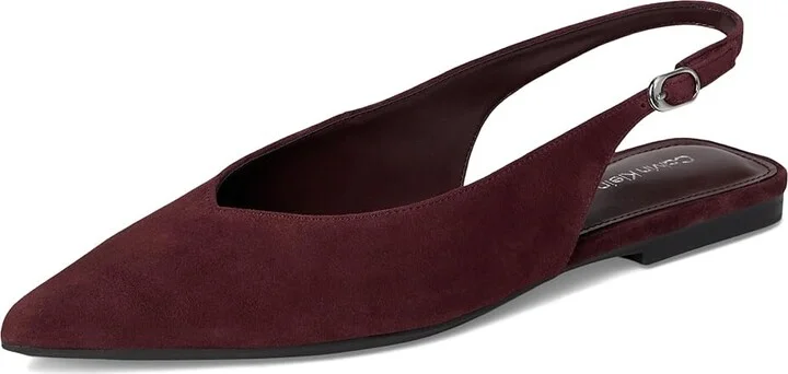 Calvin Klein Galiana Women's Shoes Dark Red Suede : 10 M, Leather - Image 5