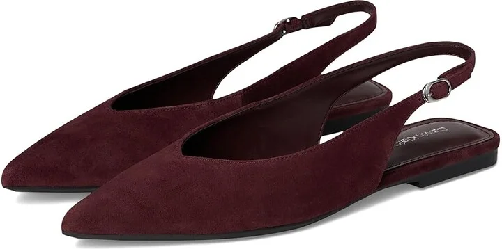 Dark Red Suede