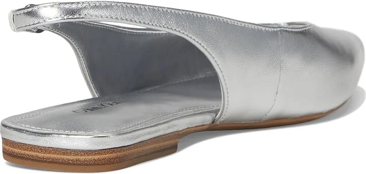 Calvin Klein Galiana Women's Shoes Silver Metallic Leather : 6.5 M - Image 4