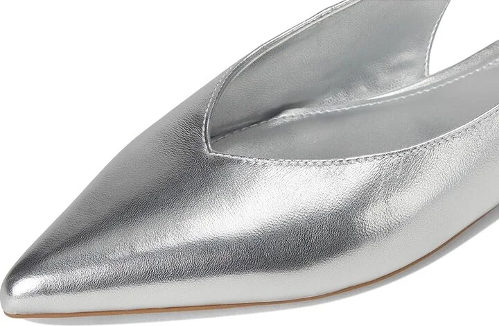 Calvin Klein Galiana Women's Shoes Silver Metallic Leather : 6.5 M - Image 7