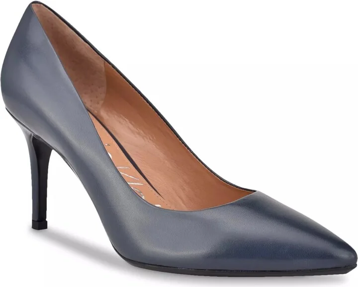 Navy Leather