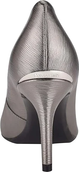 Calvin Klein Gayle Pump High Women's Heels Anthracite : 5 M - Image 5