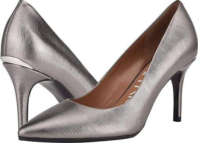 Calvin Klein Gayle Pump High Women's Heels Anthracite : 5 M