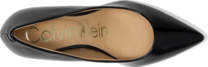 Calvin Klein Gayle Pump High Women's Heels Black Patent 1 : 5 M - Image 2