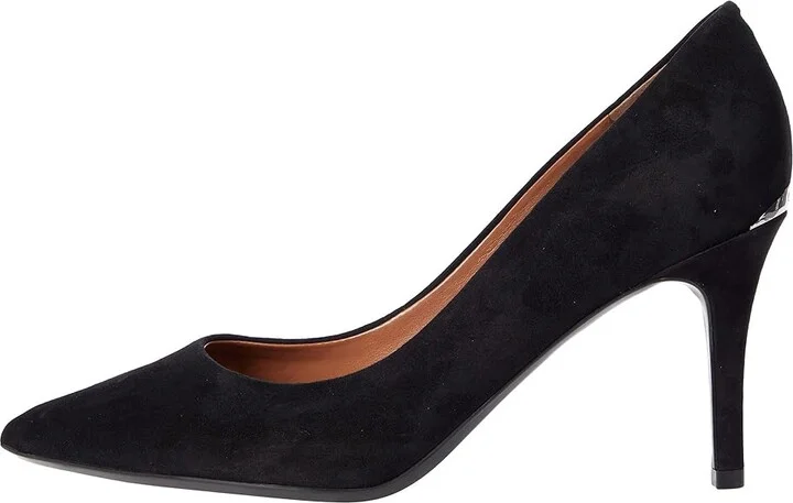 Calvin Klein Gayle Pump High Women's Heels Black Suede : 5 M - Image 6