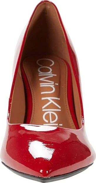 Calvin Klein Gayle Pump High Women's Heels Crimson Red 1 : 5 M - Image 5
