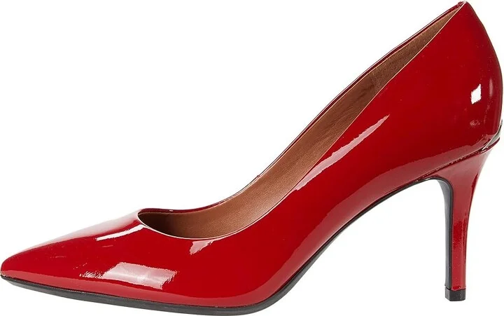 Calvin Klein Gayle Pump High Women's Heels Crimson Red 1 : 5 M - Image 6
