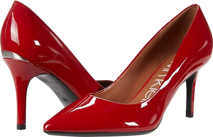 Calvin Klein Gayle Pump High Women's Heels Crimson Red 1 : 5 M