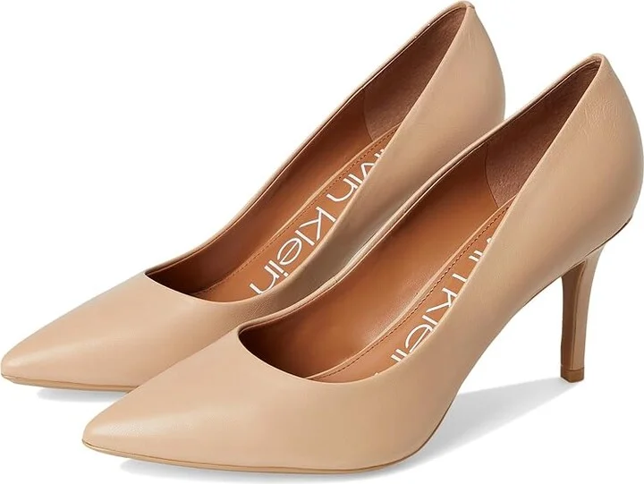 Calvin Klein Gayle Pump High Women's Heels Desert Sand 2 : 6 M