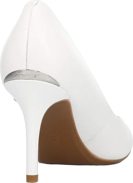 Calvin Klein Gayle Pump High Women's Heels White : 5 M - Image 4