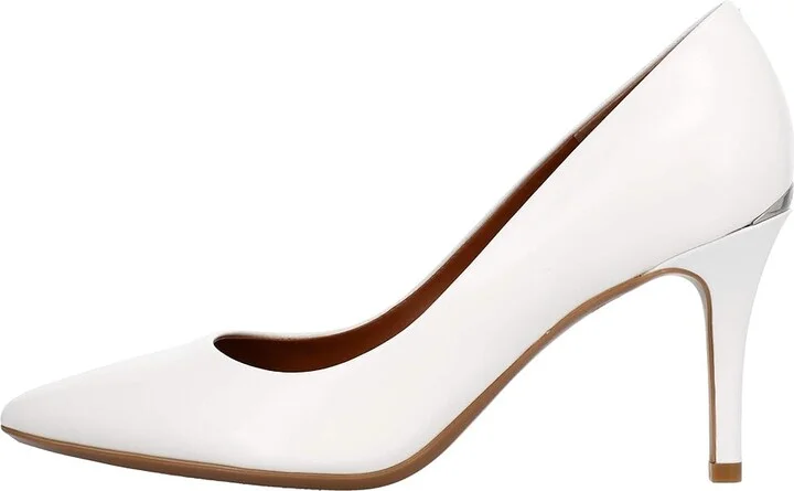 Calvin Klein Gayle Pump High Women's Heels White : 5 M - Image 6