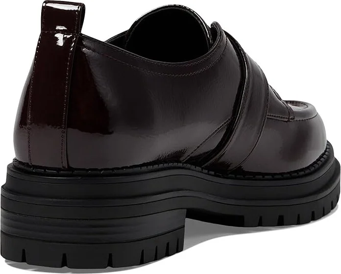 Calvin Klein Glenny Women's Flat Shoes Dark Red : 8.5 M, Synthetic - Image 4