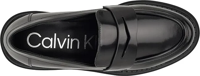 Calvin Klein Grant Women's Flat Shoes Black : 8 M, Synthetic - Image 2