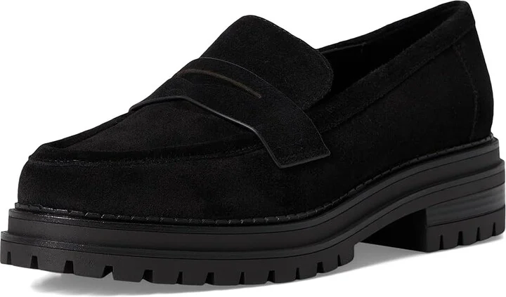 Calvin Klein Grant Women's Flat Shoes Black Suede : 5.5 M, Synthetic - Image 5