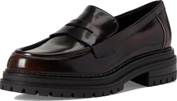 Calvin Klein Grant Women's Flat Shoes Dark Brown : 8 M, Synthetic - Image 5