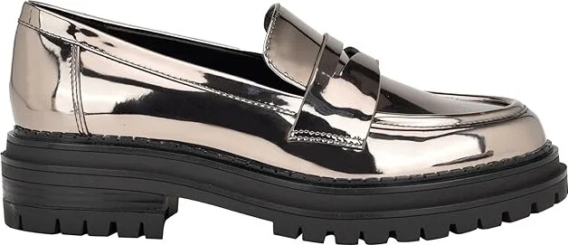Calvin Klein Grant Women's Flat Shoes Pewter : 5 M, Synthetic - Image 5