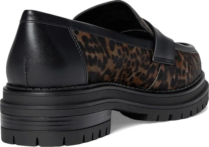 Calvin Klein Grantly Women's Flat Shoes Dark Natural Leopard : 6 M, Synthetic - Image 4
