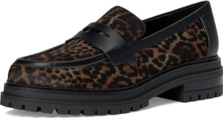 Calvin Klein Grantly Women's Flat Shoes Dark Natural Leopard : 6 M, Synthetic - Image 5
