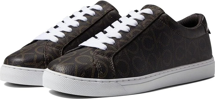 Calvin Klein Gules 2 Women's Shoes Espresso Logo : 6 M, Synthetic