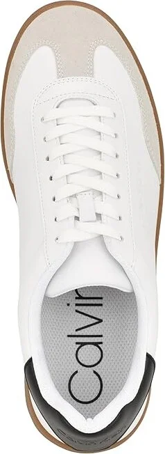 Calvin Klein Hallon Men's Shoes Light Grey : 12 M, Leather - Image 2