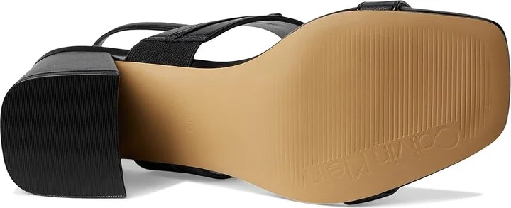 Calvin Klein Hallow Women's Sandals Black : 8.5 M, Leather - Image 3
