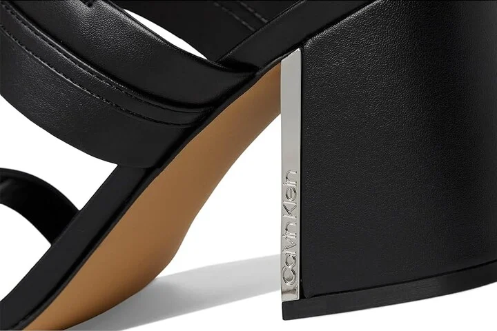Calvin Klein Hallow Women's Sandals Black : 8.5 M, Leather - Image 7