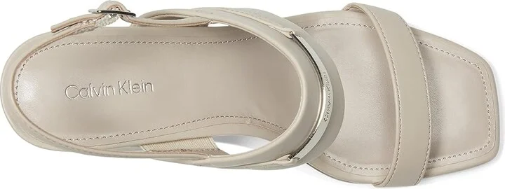 Calvin Klein Hallow Women's Sandals Taupe : 10 M, Leather - Image 2