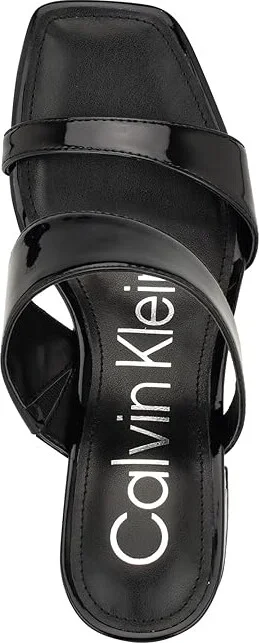 Calvin Klein Hestia Women's Sandals Black : 9.5 M, Synthetic - Image 2