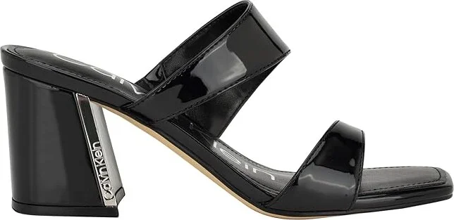 Calvin Klein Hestia Women's Sandals Black : 9.5 M, Synthetic - Image 5