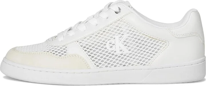 Calvin Klein Heyra Women's Shoes Light Grey/White : 6.5 M, Leather/Suede - Image 6