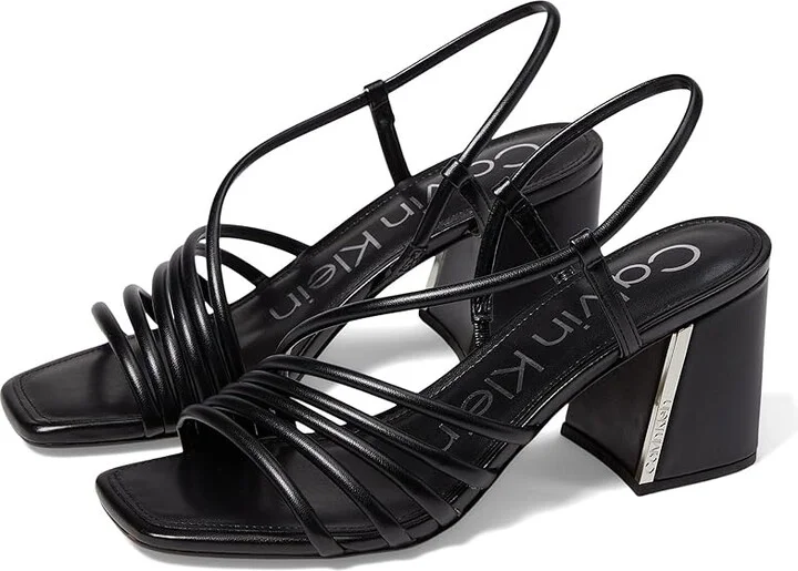 Calvin Klein Holand Women's Sandals Black : 9.5 M, Leather