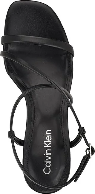 Calvin Klein Ishaya Women's Sandals Black : 7 M, Faux Leather - Image 2