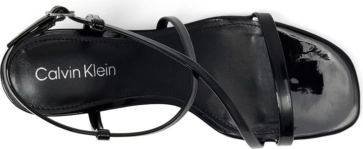 Calvin Klein Ishaya Women's Sandals Black Patent : 11 M, Faux Leather - Image 2