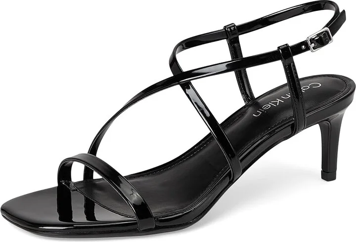 Calvin Klein Ishaya Women's Sandals Black Patent : 11 M, Faux Leather - Image 5