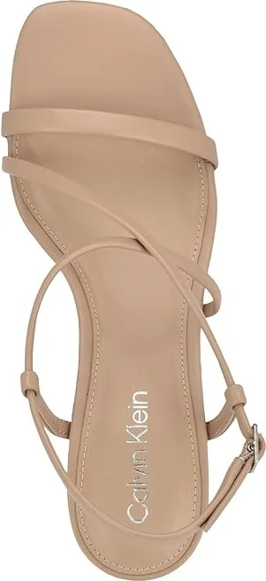 Calvin Klein Ishaya Women's Sandals Light Natural : 8.5 M, Faux Leather - Image 2