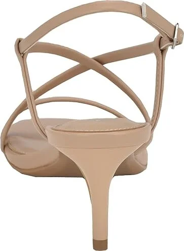 Calvin Klein Ishaya Women's Sandals Light Natural : 8.5 M, Faux Leather - Image 4