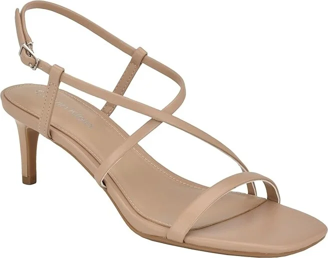 Calvin Klein Ishaya Women's Sandals Light Natural : 8.5 M, Faux Leather - Image 6