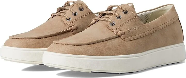 Calvin Klein Januse Men's Shoes Taupe : 9 M, Leather