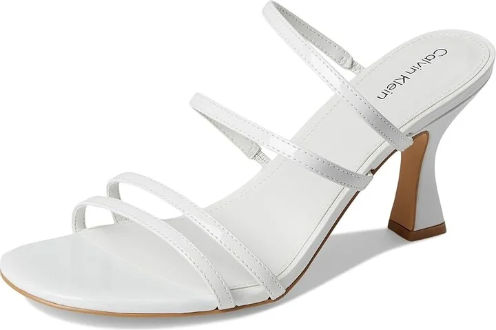 Calvin Klein Jayla Women's Sandals White Patent : 9.5 M, Synthetic - Image 5