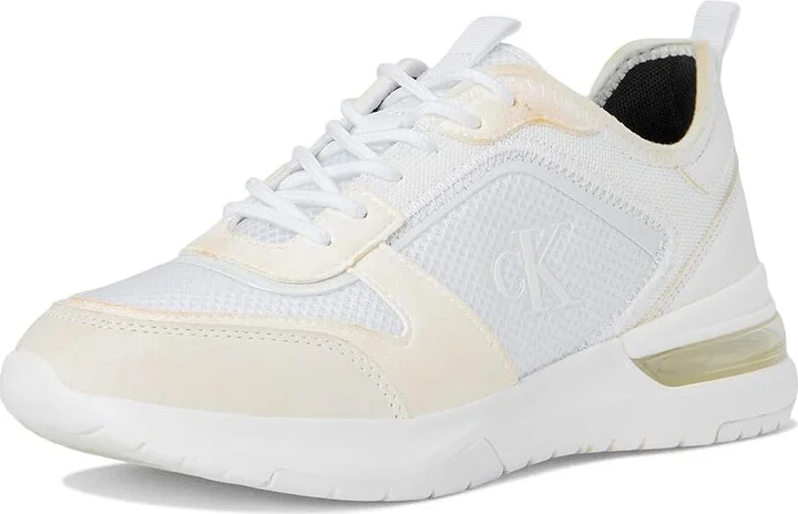 Calvin Klein Jazmeen Women's Shoes Ivory : 8.5 M, Canvas - Image 5
