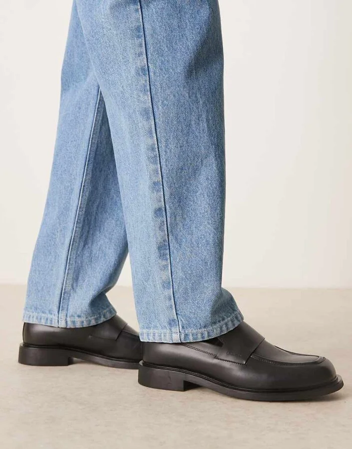 Calvin Klein Jeans dressy loafers in black