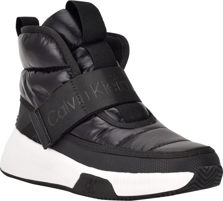 Calvin Klein Jeans Women's Mabon Nylon High Top Sneakers