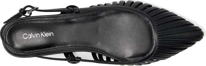 Calvin Klein Jillie Women's Shoes Black : 8.5 M, Leather - Image 2
