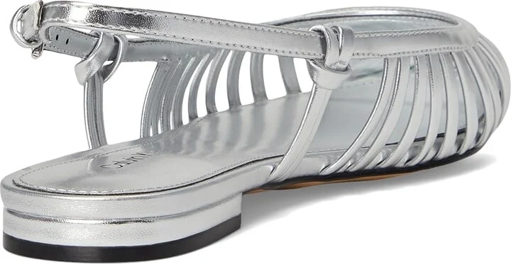 Calvin Klein Jillie Women's Shoes Silver : 6.5 M, Leather - Image 4