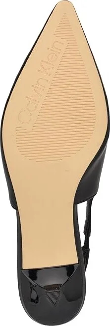 Calvin Klein Kallien High Women's Heels Black Leather : 10 M - Image 3