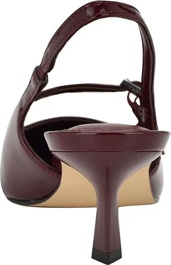 Calvin Klein Kallien High Women's Heels Dark Red Patent : 5 M, Leather - Image 4