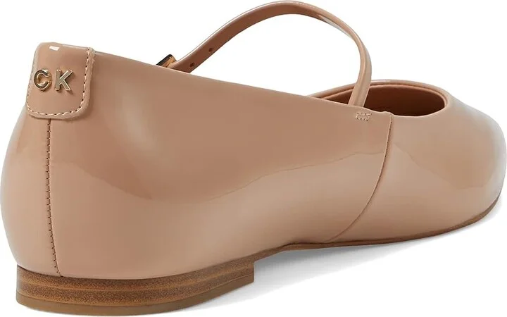 Calvin Klein Kamryn Women's Flat Shoes Light Pink Patent : 11 M, Leather/Synthetic - Image 4