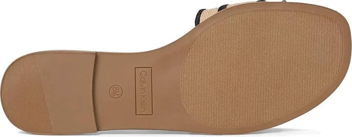 Calvin Klein Kendell Women's Shoes Light Natural/Black : 7.5 M, Synthetic - Image 3