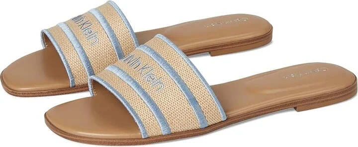 Calvin Klein Kendell Women's Shoes Light Natural Logo : 8 M, Synthetic