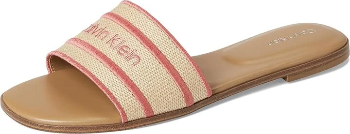 Calvin Klein Kendell Women's Shoes Light Natural/Pink : 9 M, Synthetic - Image 5